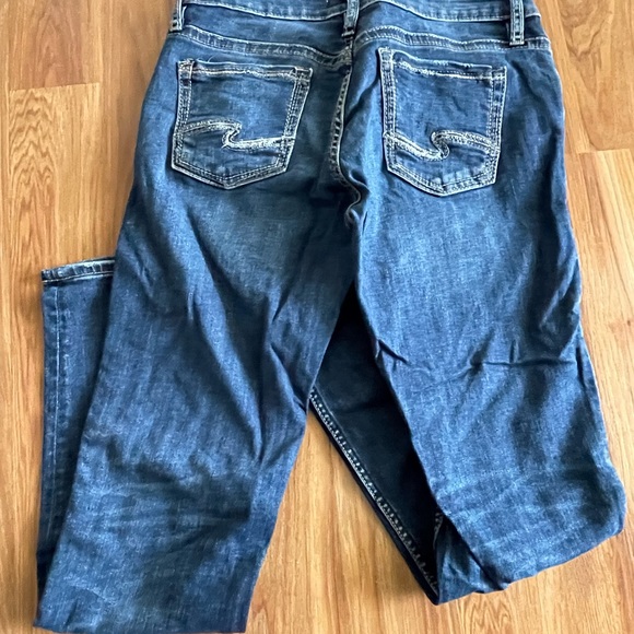 Silver Boyfriend Jeans - W26/L29 - Picture 4 of 6